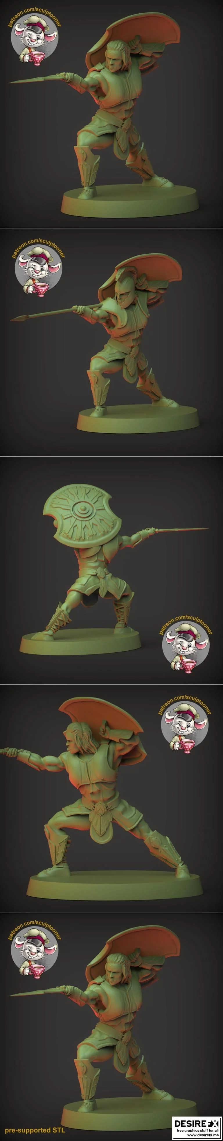 阿喀琉斯 3D打印模型|Achilles – 3D Print Model