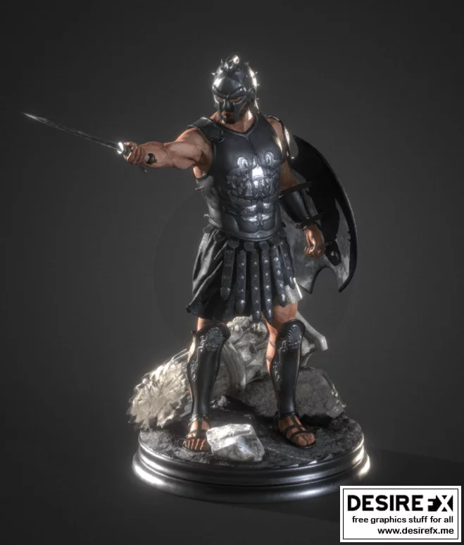 格斗家——3D打印模型|Gladiador – 3D Print Model
