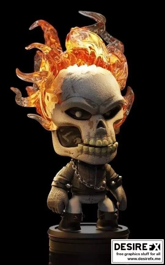 鬼影侠 3D打印模型|Ghost Rider – 3D Print Model