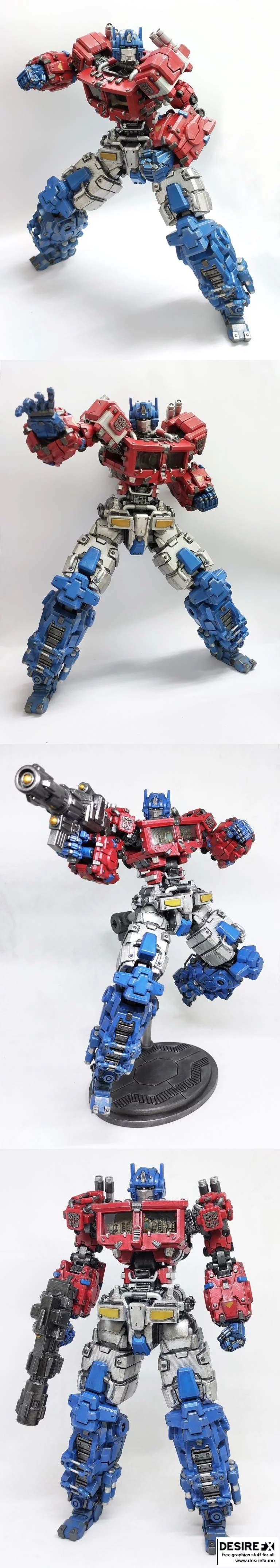 变形金刚-擎天柱-3D打印模型|Optimus Prime – 3D Print Model