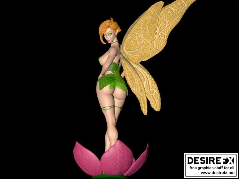 小美人鱼3D打印模型|Tinkerbell – 3D Print Model