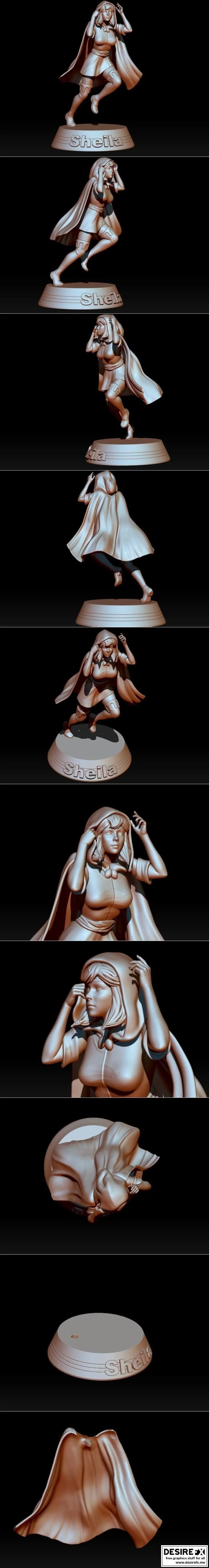 Sheila 3D打印模型|Sheila – 3D Print Model