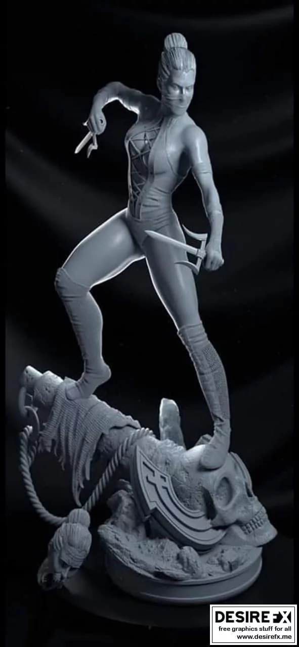 Mortal Kombat 米莉娜 3D打印模型|Mortal Kombat – Mileena