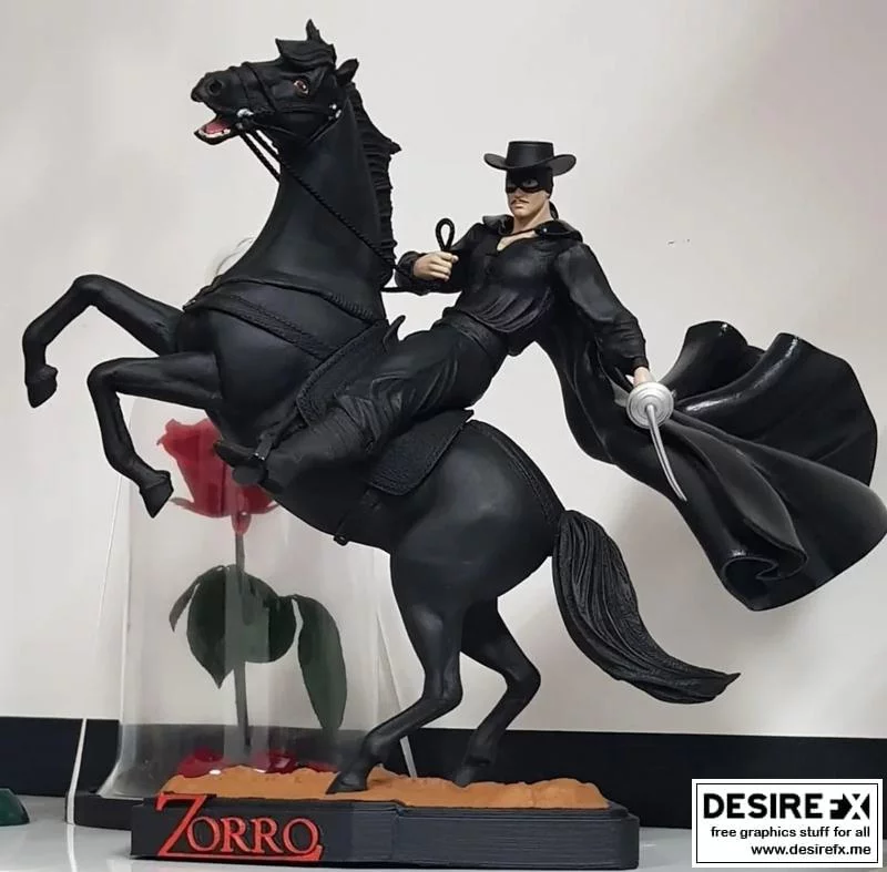 Zorro 3D打印模型|Zorro – 3D Print Model