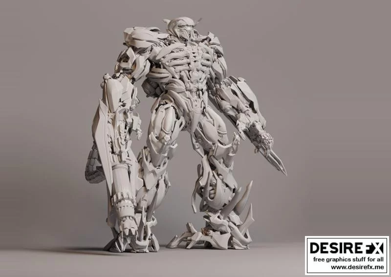 Shockwave - 3D打印模型：机械战士Shockwave|Shockwave – 3D Print Mode