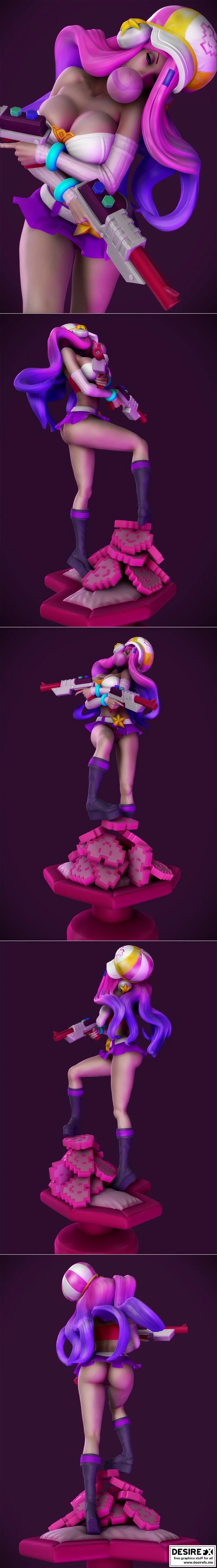 Miss Fortune Arcadia 3D打印模型|Miss fortune Arcadia – 3D Print Mode