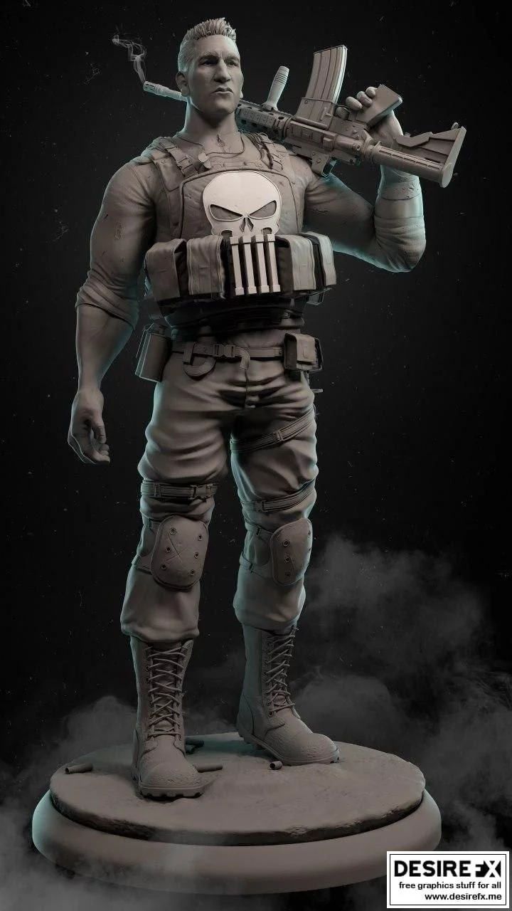 The Punisher – HQ – 3D Print Model