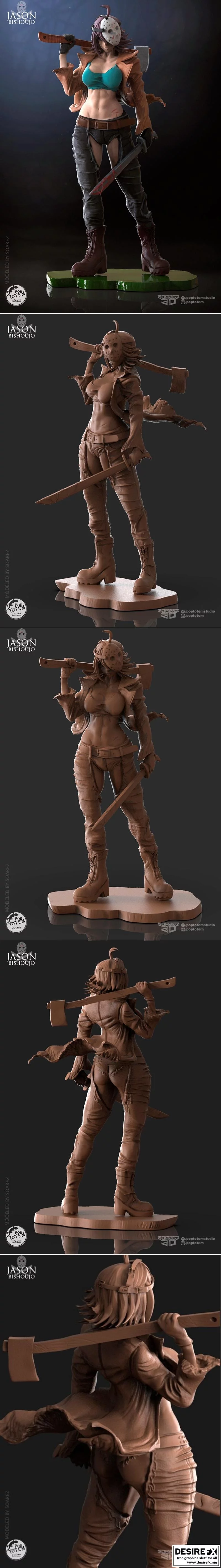 杰森女款3D打印模型|Jason Female – 3D Print Model