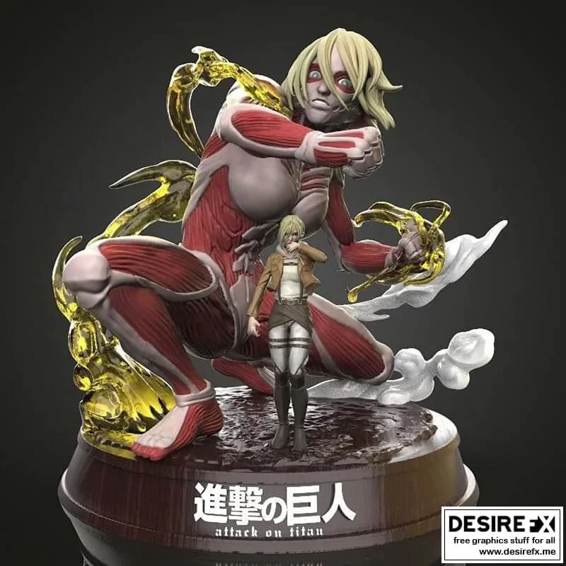 巨神战击——3D打印模型|Megata no Kyojin – 3D Print Model