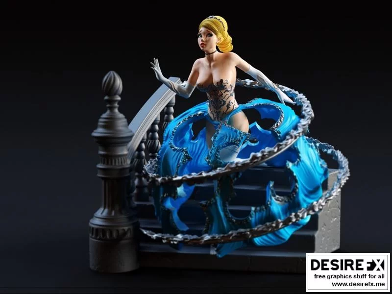Cinderella 3D打印模型|Cinderella – 3D Print Model