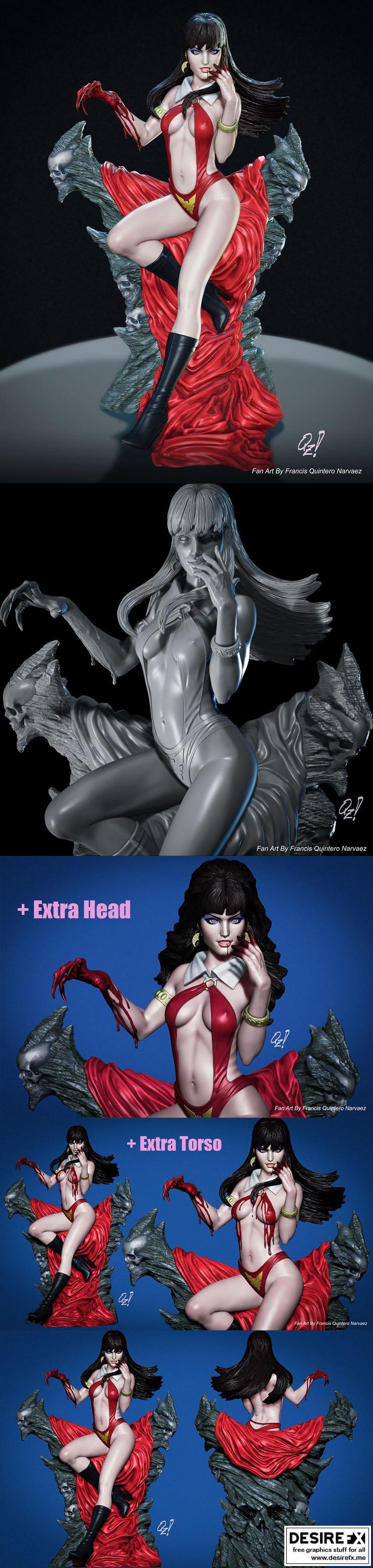 Vampirella – Comic Vine – 3D Print Model