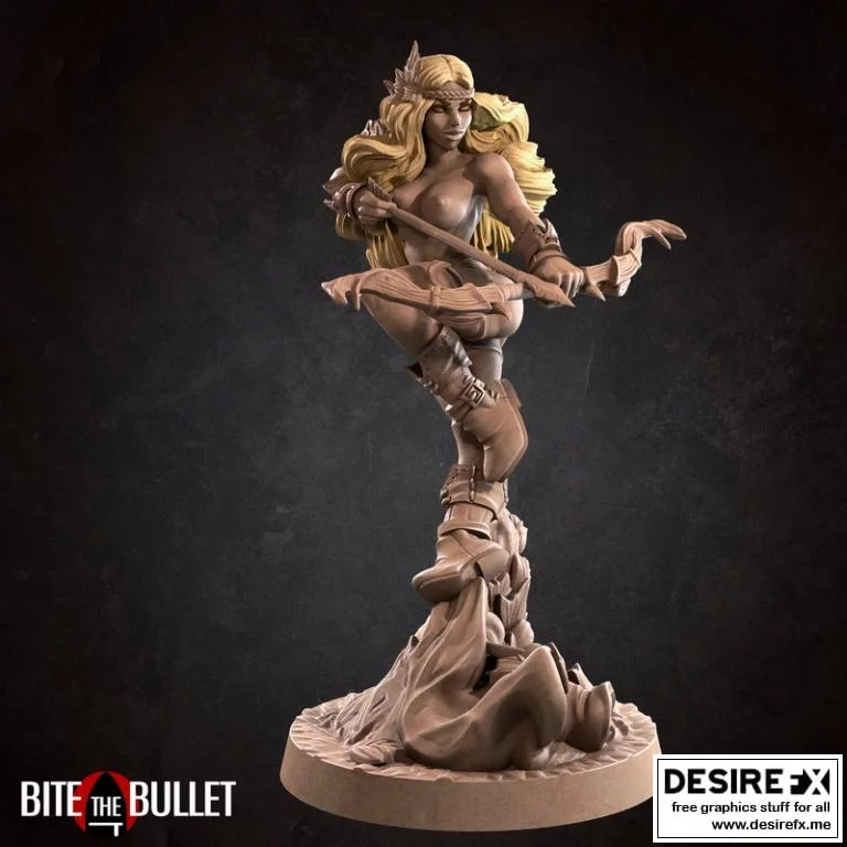 Lenore - 碎牙时刻 - 3D打印模型|Lenore – Bite The Bullet – 3D Print Model