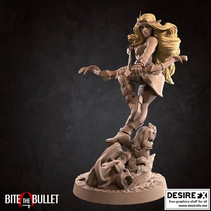 Lenore - 碎牙时刻 - 3D打印模型|Lenore – Bite The Bullet – 3D Print Model