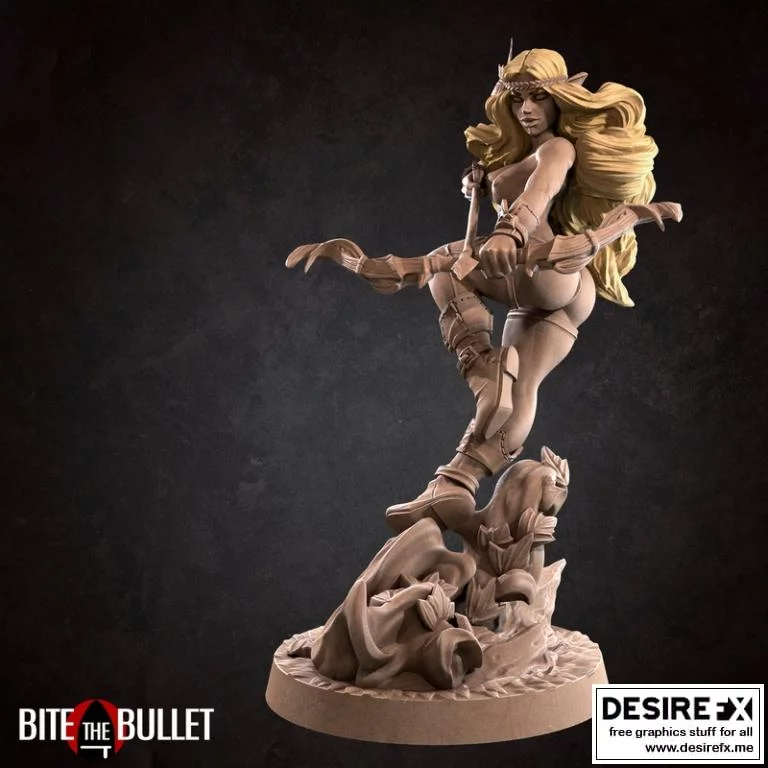 Lenore - 碎牙时刻 - 3D打印模型|Lenore – Bite The Bullet – 3D Print Model