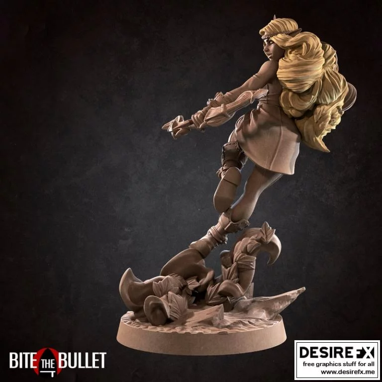 Lenore - 碎牙时刻 - 3D打印模型|Lenore – Bite The Bullet – 3D Print Model