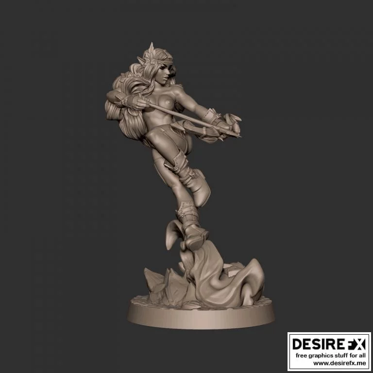 Lenore - 碎牙时刻 - 3D打印模型|Lenore – Bite The Bullet – 3D Print Model