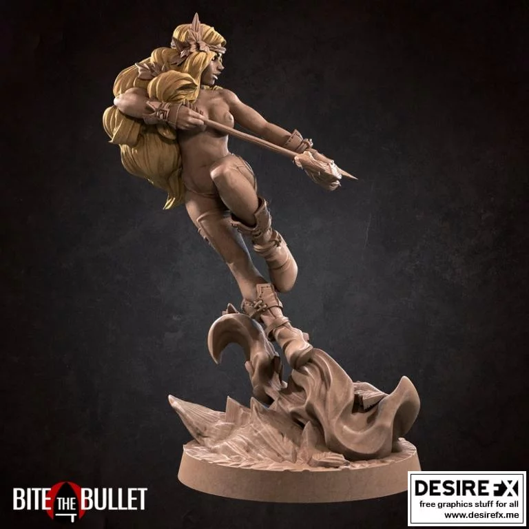 Lenore - 碎牙时刻 - 3D打印模型|Lenore – Bite The Bullet – 3D Print Model