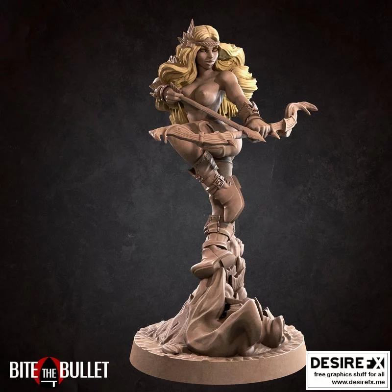 Lenore - 碎牙时刻 - 3D打印模型|Lenore – Bite The Bullet – 3D Print Model