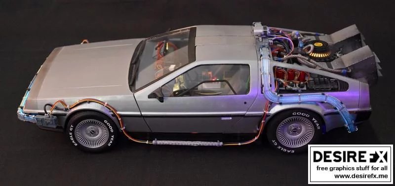 德利奥兰DMC-12 — 回到未来 — 3D打印模型|DeLorean DMC-12 – Back to the Future – DIY – 3D Print Model