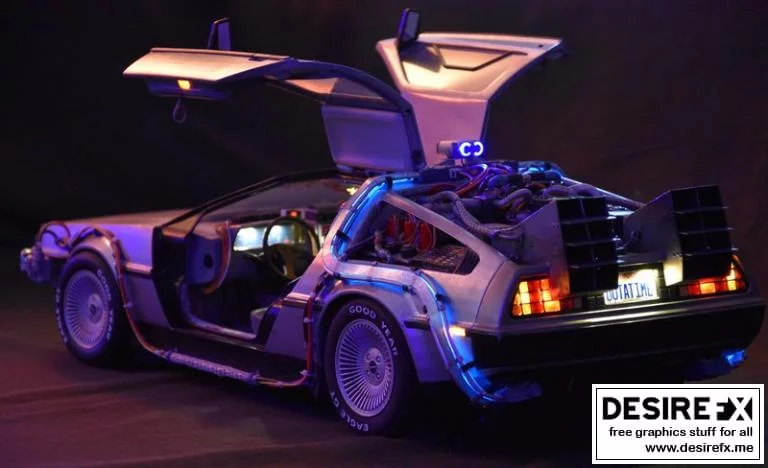 德利奥兰DMC-12 — 回到未来 — 3D打印模型|DeLorean DMC-12 – Back to the Future – DIY – 3D Print Model