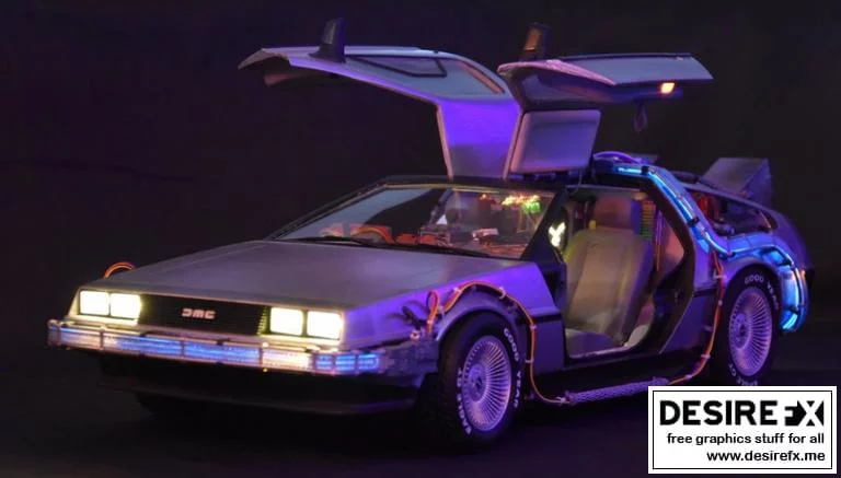 德利奥兰DMC-12 — 回到未来 — 3D打印模型|DeLorean DMC-12 – Back to the Future – DIY – 3D Print Model