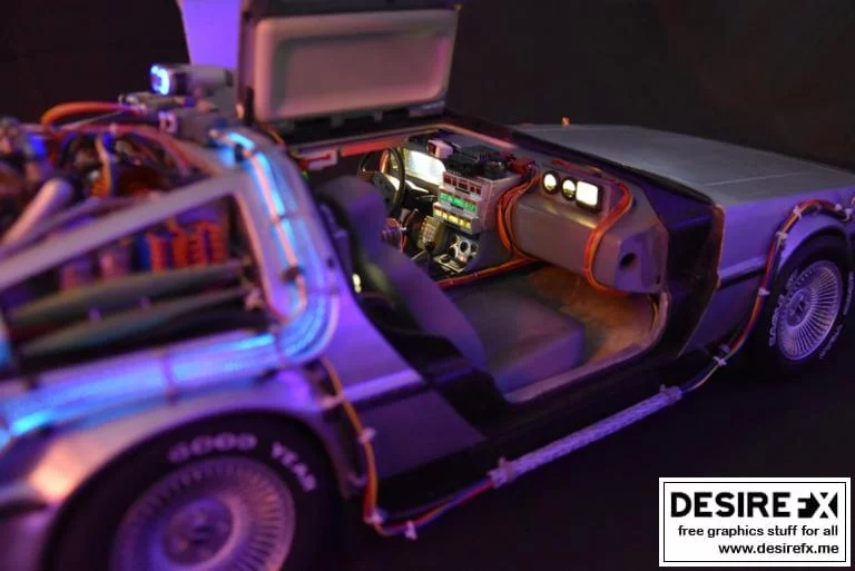 德利奥兰DMC-12 — 回到未来 — 3D打印模型|DeLorean DMC-12 – Back to the Future – DIY – 3D Print Model