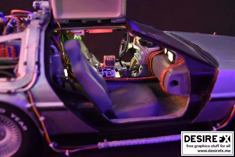 德利奥兰DMC-12 — 回到未来 — 3D打印模型|DeLorean DMC-12 – Back to the Future – DIY – 3D Print Model