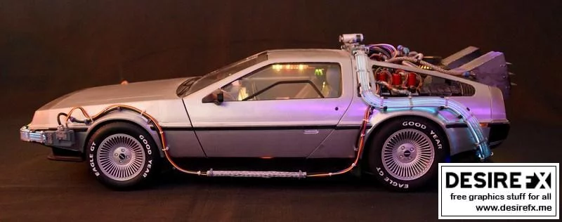 德利奥兰DMC-12 — 回到未来 — 3D打印模型|DeLorean DMC-12 – Back to the Future – DIY – 3D Print Model