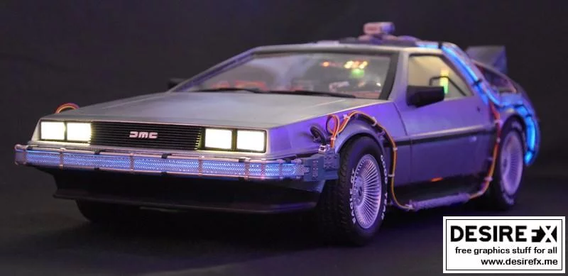 德利奥兰DMC-12 — 回到未来 — 3D打印模型|DeLorean DMC-12 – Back to the Future – DIY – 3D Print Model
