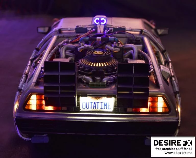 德利奥兰DMC-12 — 回到未来 — 3D打印模型|DeLorean DMC-12 – Back to the Future – DIY – 3D Print Model