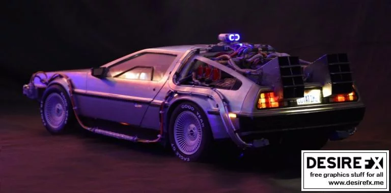 德利奥兰DMC-12 — 回到未来 — 3D打印模型|DeLorean DMC-12 – Back to the Future – DIY – 3D Print Model