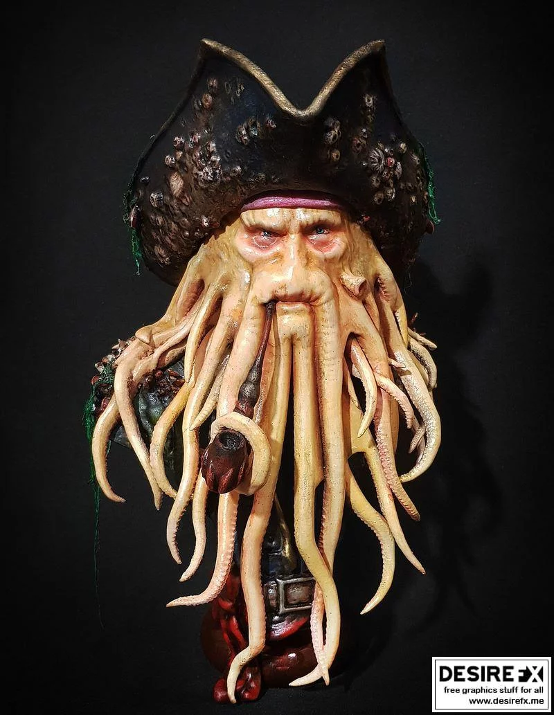 Davy Jones 3D打印模型|Davy Jones – 3D Print Model