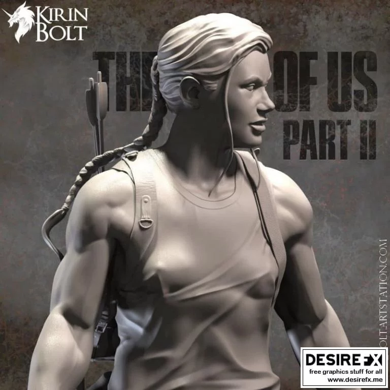 《最后生还者2》艾比 3D打印模型|Abby – The Last of Us Part II – 3D Print Model