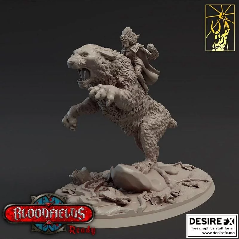 亚马逊与巨兽海盗——Titan Forge 3D打印模型|Amazons and Ogre Pirates – Titan Forge 3D Print Models