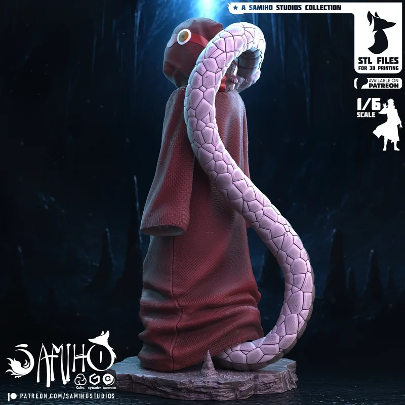 萨米霍工作室 - 甲贺忍者传 - 3D打印模型|Samiho Studios – Kabuto Edo Tensei – 3D Print Model