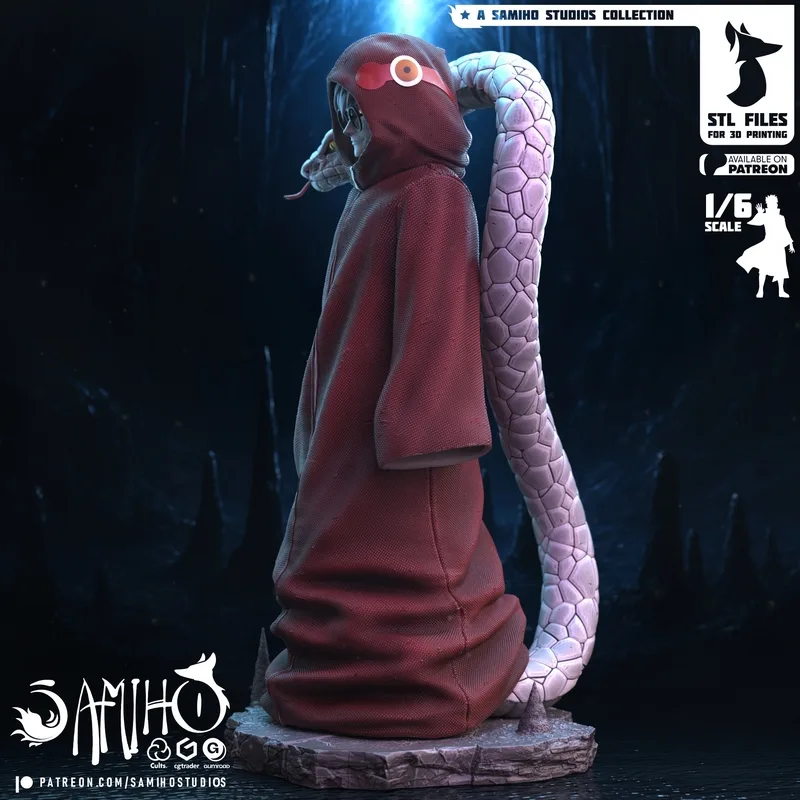 萨米霍工作室 - 甲贺忍者传 - 3D打印模型|Samiho Studios – Kabuto Edo Tensei – 3D Print Model