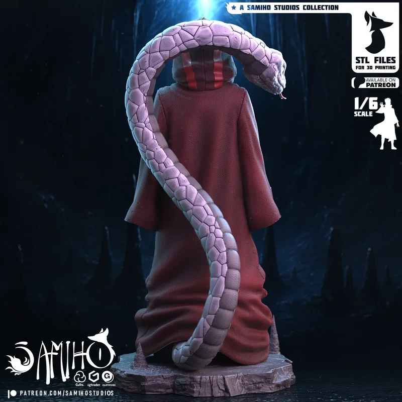 萨米霍工作室 - 甲贺忍者传 - 3D打印模型|Samiho Studios – Kabuto Edo Tensei – 3D Print Model