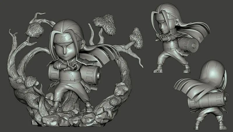 小恶魔Hashirama 3D打印模型|Chibi Senju Hashirama – 3D Print Model