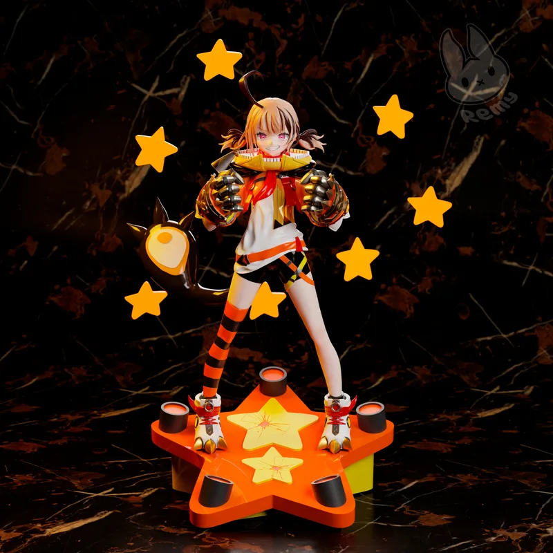 Remy角色3D打印模型｜Gigi Murrin｜Hololive虚拟主播|Remy Sculpts – Gigi Murrin – Hololive Vtuber – 3D Print Model