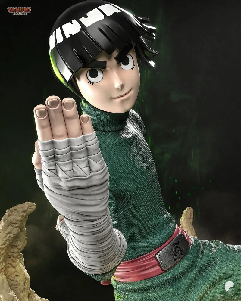 岩窟王岩隐·罗小虎 3D打印模型|Tanuki Figures – Rock Lee – Naruto – 3D Print Model