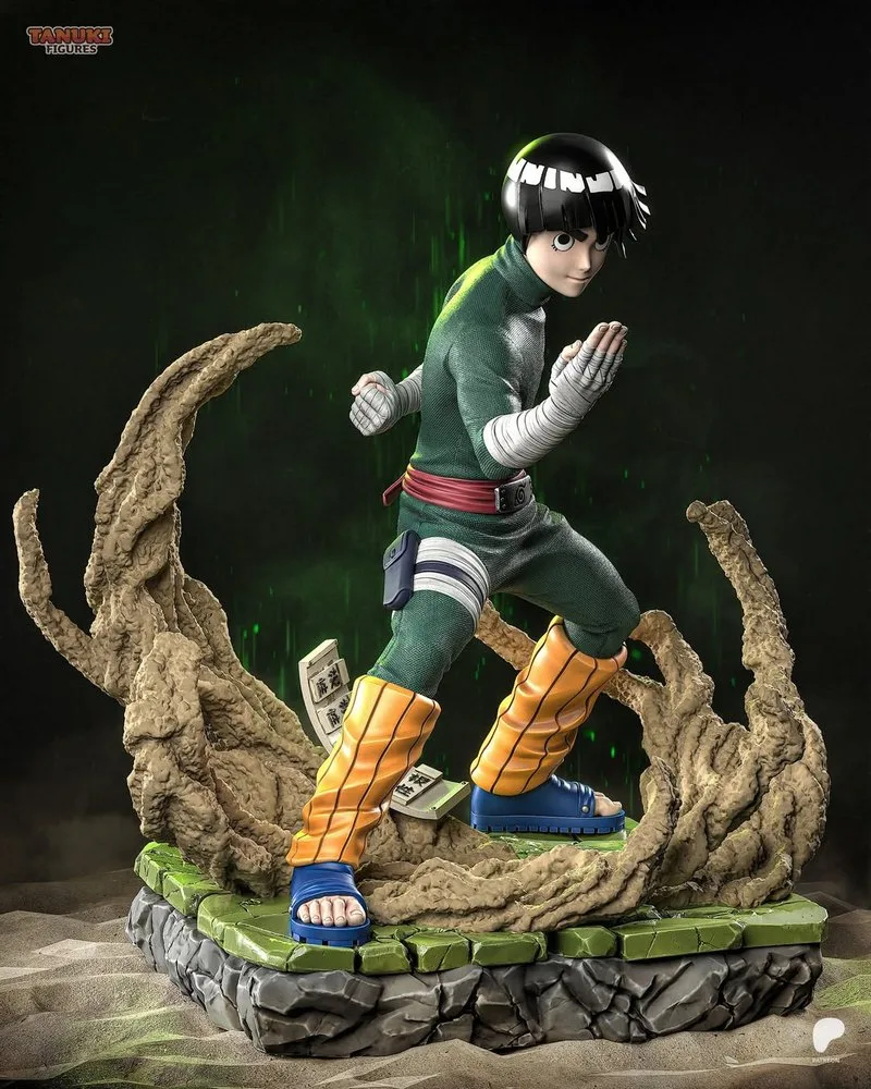 岩窟王岩隐·罗小虎 3D打印模型|Tanuki Figures – Rock Lee – Naruto – 3D Print Model