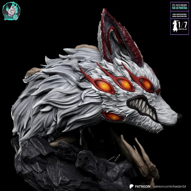 Kaidan 3D打印模型：Aki Hayakawa x The Fox Devil（ Chainsaw Man）|Kaidan – Aki Hayakawa x The Fox Devil – Chainsaw Man – 3D Print Model