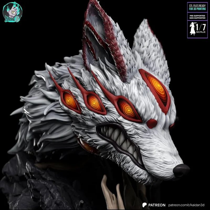 Kaidan 3D打印模型：Aki Hayakawa x The Fox Devil（ Chainsaw Man）|Kaidan – Aki Hayakawa x The Fox Devil – Chainsaw Man – 3D Print Model