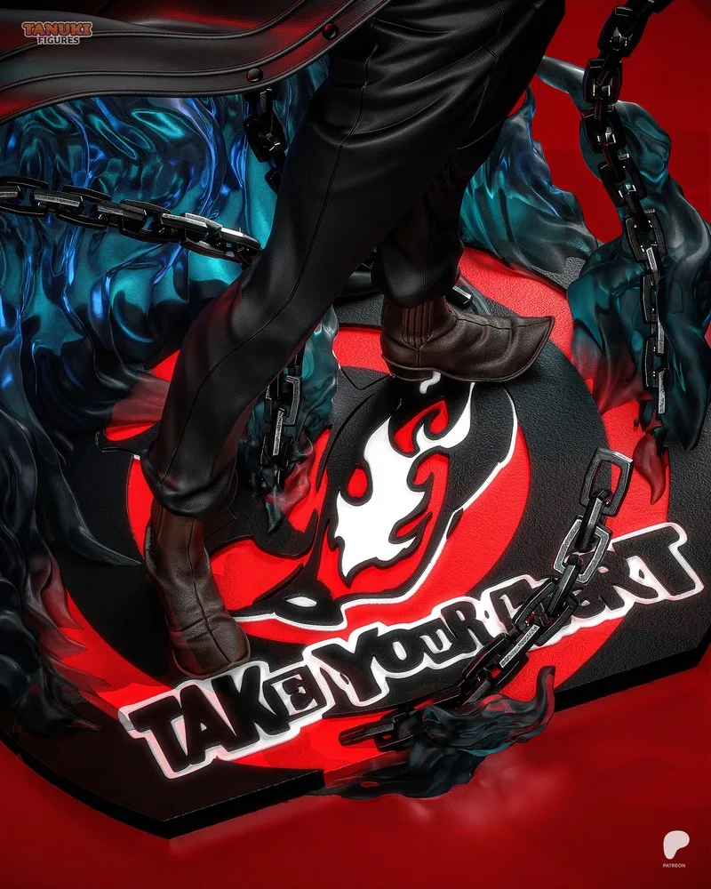 杰克逊5号 3D打印模型|Tanuki Figures – Joker – Persona 5 – Fullsize – 3D Print Model