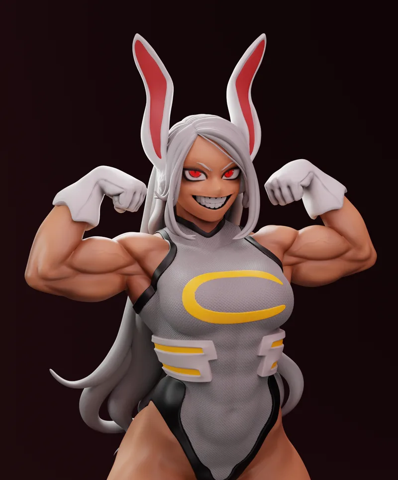 Mirko Flex – 3D打印动漫角色模型|Mirko Flex – 3D Print Model