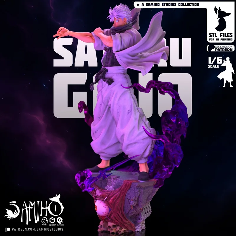 咒术回战 佐藤聪美 3D打印模型|Satoru Gojo – Jujutsu Kaisen – 3D Print Model
