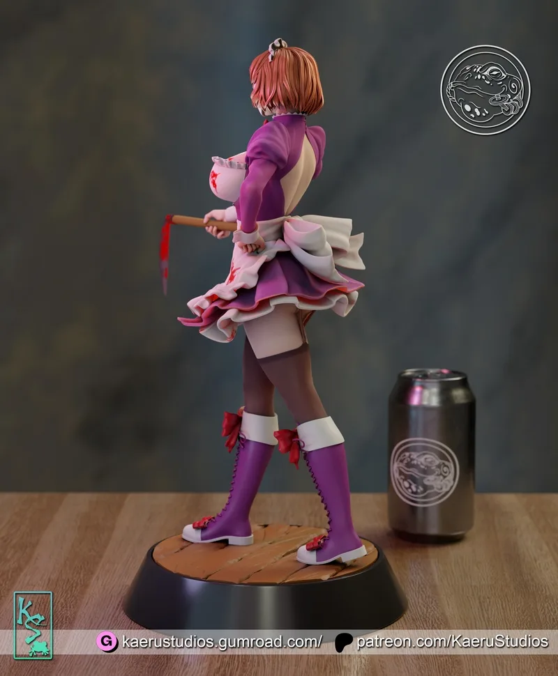 Kaeru Studios《天穹新闻》3D打印模型|Kaeru Studios – Maid – Tenkuu Shinpan – 3D Print Model