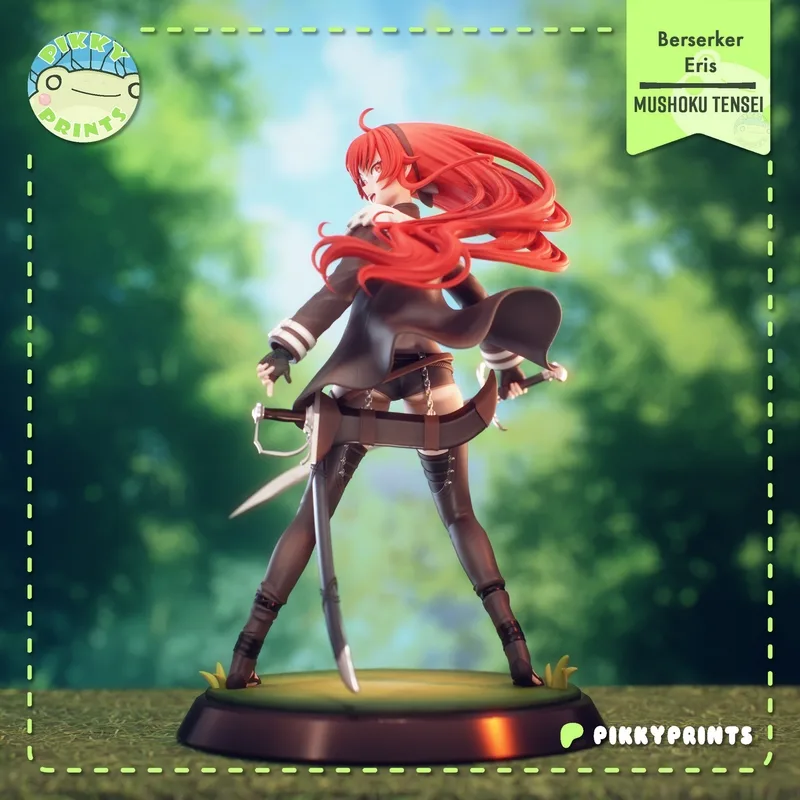 Pikky Prints - 《咒术回战》埃里斯·格雷拉特 3D打印模型|Pikky Prints – Mushoku Tensei – Eris Greyrat – 3D Print Model