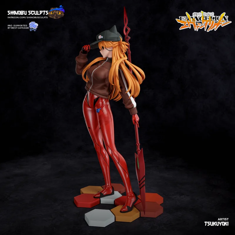 立华奏 3D打印模型|Shinobu Sculpts – Asuka Langley – Evangelion – 3D Print Model