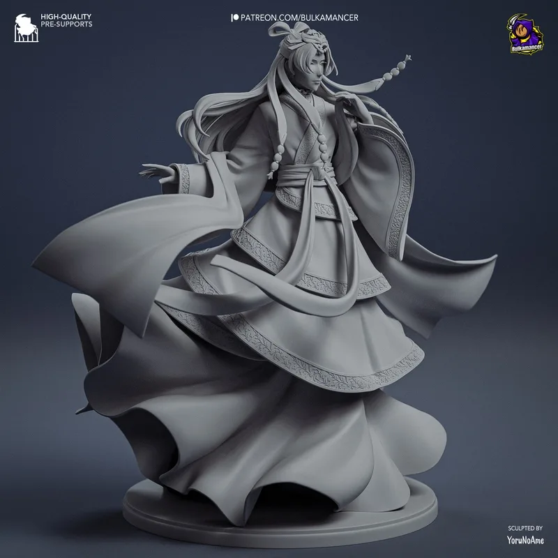 Bulkamancer - 金氏 - 药剂师日志 - 3D打印模型|Bulkamancer – Jinshi – The Apothecary Diaries – 3D Print Model